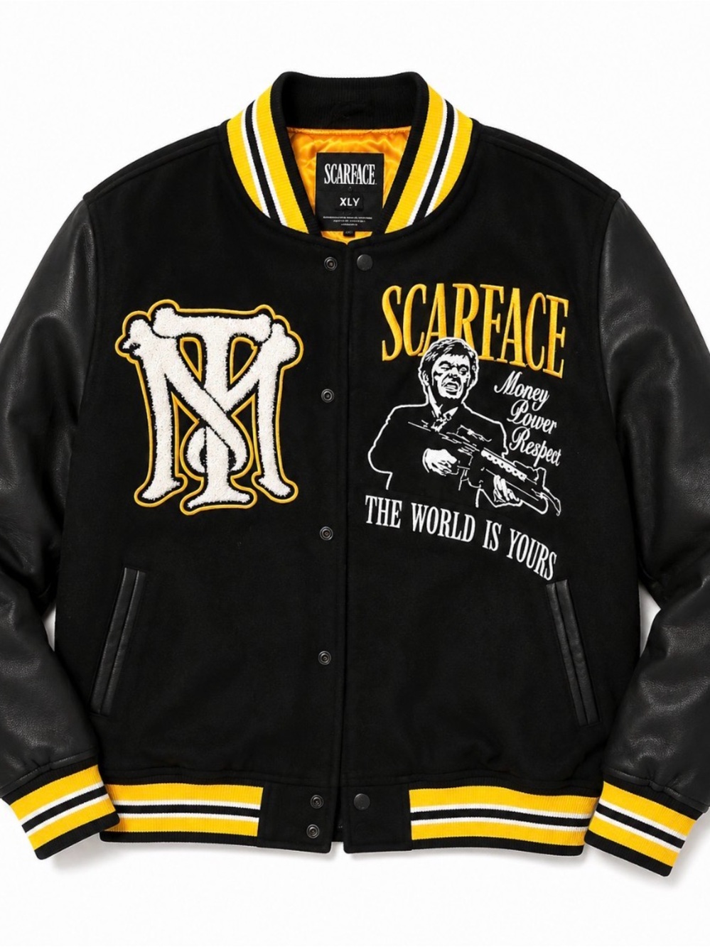 Rare Scarface Tony Montana Bomber Jacket Mint Condition